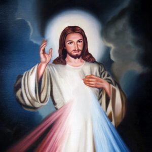 Imagen del Señor de la Divina Misericordia - Pintura Religiosa
